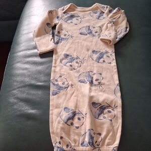 Carters Panda Print Infant Pajama